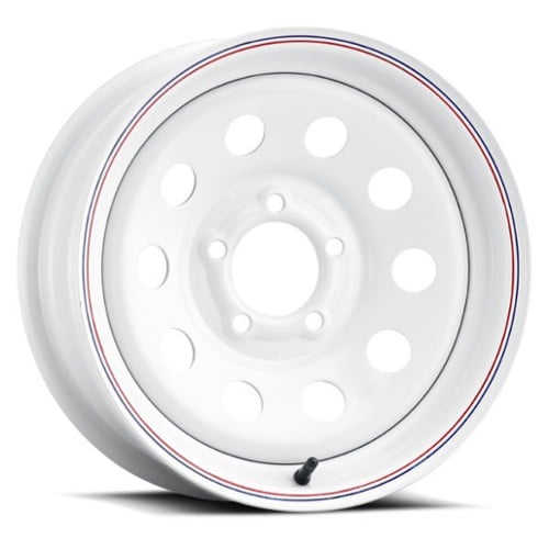 Allied Wheel 27 Mod 12x4 4x101.6 0 ET 71.6 CB White (2724040-S)