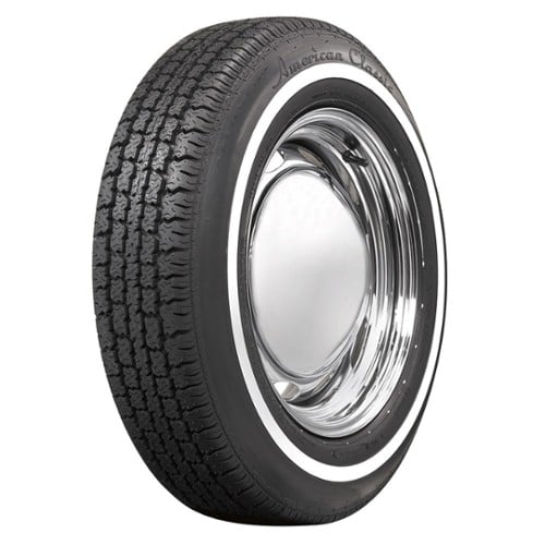 American Classic Narrow Whitewall Radial P195/75R15 94S WW (568760C)