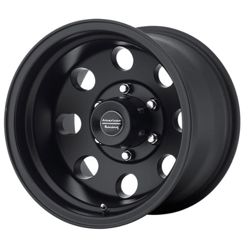 American Racing AR172 Baja 15x7 5x114.3 -6 ET 83.1 CB Satin Black (AR1725765B)