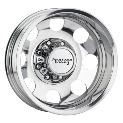 American Racing AR204 Baja Dually (Rear) 17x6 8x165.1 -134 ET 121.5 CB Polished (AR204760901134N)