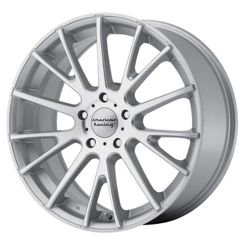 American Racing AR904 16x7 5x114.3 40 ET 72.56 CB Bright Silver / Machined Face (AR90467012440)