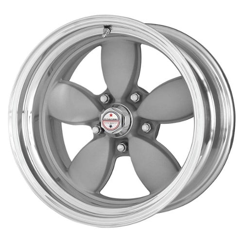 American Racing VN402 Classic 200S 15x14 -101 to 64 ET 72.6 CB Silver (VN402514XX)