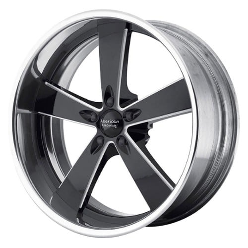 American Racing VN472 Burnout 18x11 -63 to 76 ET 72.6 CB Black Polished (VN472811XX)