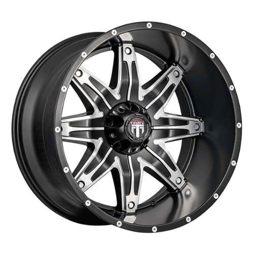 American Truxx AT185 Lonestar 20x10 8x165.1 -24 ET 125.2 CB Black/Machined (AT185-2181BM-24)