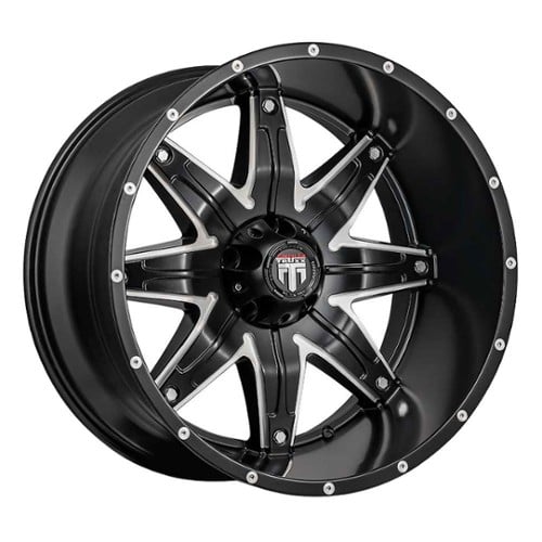 American Truxx AT185 Lonestar 22x12 5x127 -44 ET 78.1 CB Black/Milled (AT185-22273M-44)