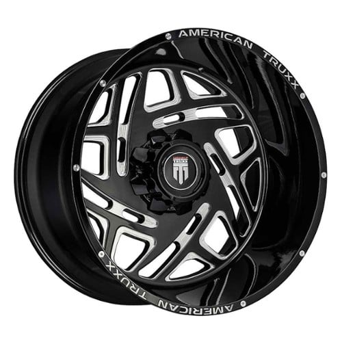 American Truxx AT1904 Cosmos 20x12 5x139.7/5x150 -44 ET 110.5 CB Black/Milled (AT1904-2297M-44)