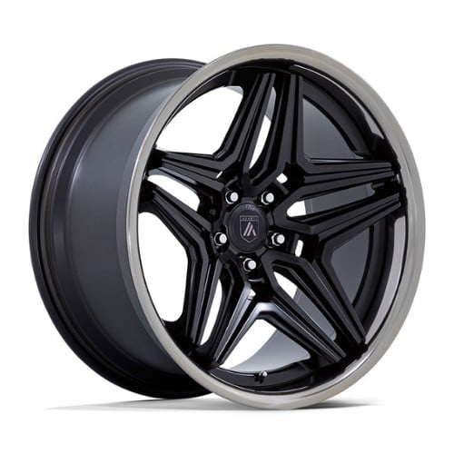 Asanti ABL-46 Duke 22x10.5 5x115 18 ET 72.56 CB Satin Black w/DDT Lip (AB046MT22051518)