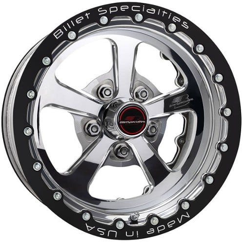 Billet Specialties Dominator Double Bead Lock 15x10 -38 ET 61 CB Polished (RDB95106140N)