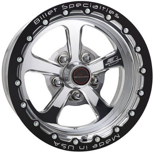 Billet Specialties Dominator Single Bead Lock 15x8 -25 ET 61 CB Polished (RSB95806135N)