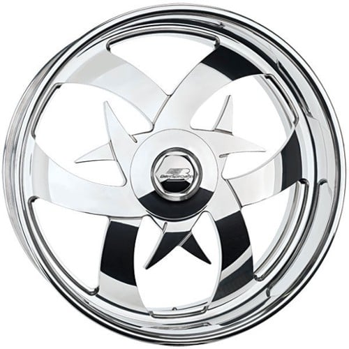 Billet Specialties GS51 Twin Spin 24x9 -50 to 55 ET 73 CB Polished (GS51249)