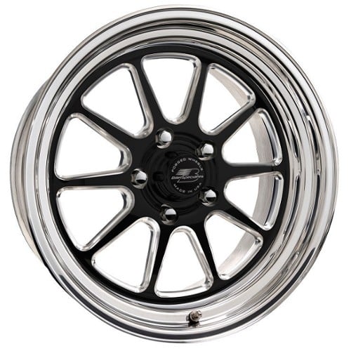 Billet Specialties Malibu 15x15 -50 to 55 ET 73 CB Black (AMCB40515)