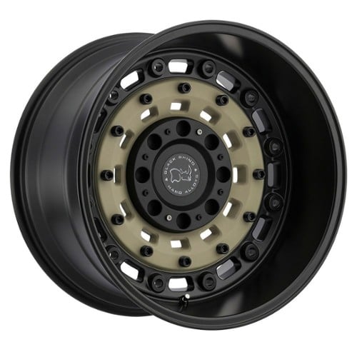 Black Rhino Arsenal 16x8 6x130 38 ET 84.1 CB Sand On Black (1680ARS386130D84)