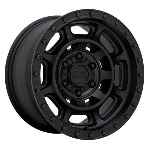 Black Rhino Convoy 17x8.5 5x127 -18 ET 71.6 CB Matte Black (1785CNV-85127M71)