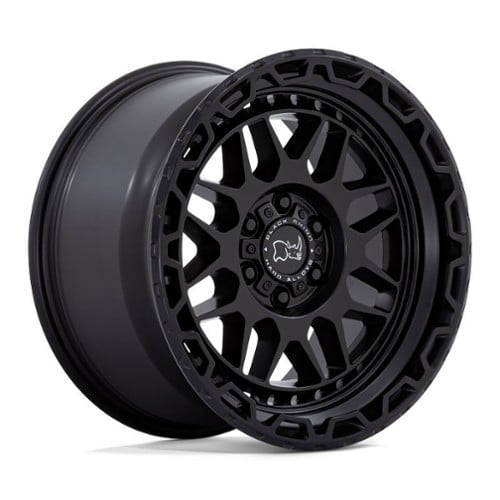 Black Rhino Holcomb 17x9.5 5x127 -12 ET 71.5 CB Matte Black (1795HLB-25127M71)