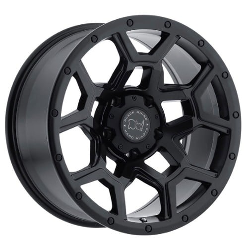 Black Rhino Overland 17x9.5 5x139.7 0 ET 78.1 CB Matte Black (1795VRL005140M78)