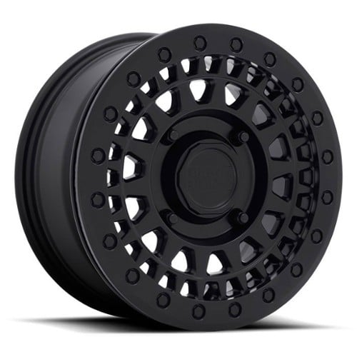 Black Rhino Parker UTV Beadlock 14x7 4x110 36 ET 80.2 CB Matte Black (1470PKB364110M82)