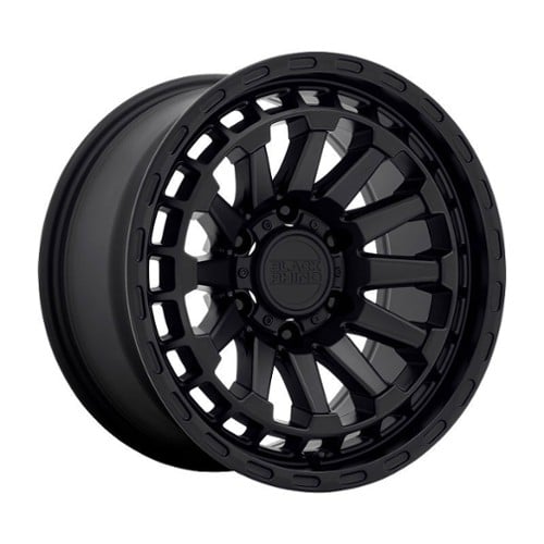 Black Rhino Raid 17x8.5 6x120 0 ET 67.1 CB Matte Black (1785RAD006120M67)