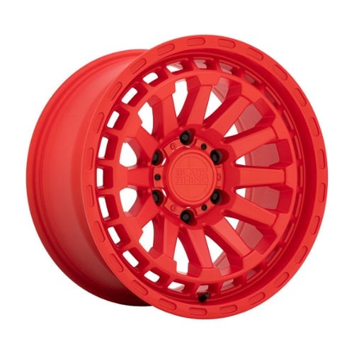 Black Rhino Raid 17x8.5 5x127 -18 ET 71.5 CB Matte Red (1785RAD-85127R71)