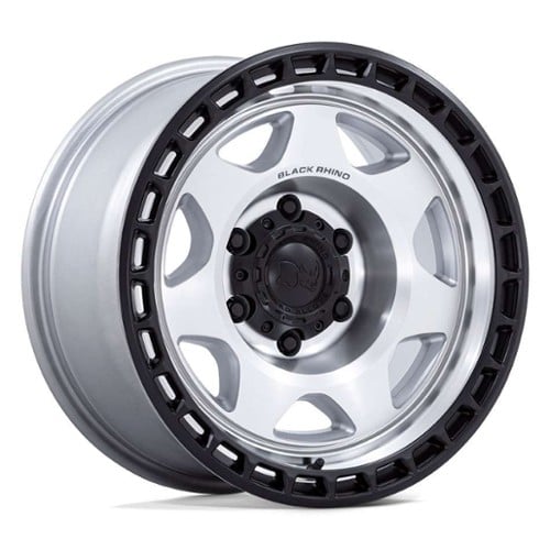 Black Rhino Voyager BR018 17x8.5 5x127 0 ET 71.5 CB Silver (BR018SD17855000)