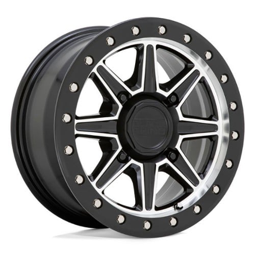 Black Rhino Webb UTV 14x7 4x110 36 ET 80.2 CB Black Machined (1470WEB364110F80)