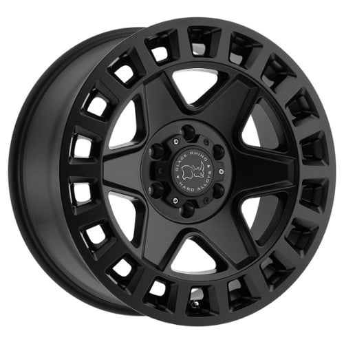 Black Rhino York 18x8 5x110 35 ET 72 CB Matte Black (1880YRK355110M72)