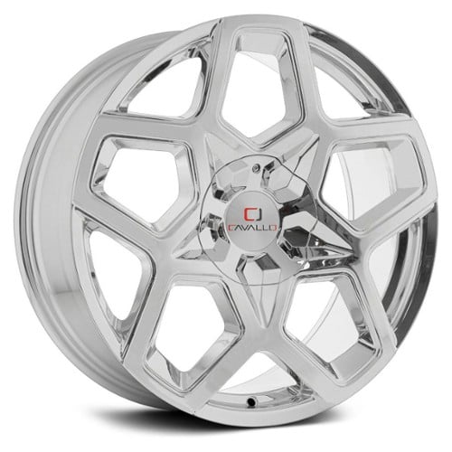 Cavallo CLV-25 22x8.5 5x112/5x114.3 38 ET 74.1 CB Nano Chrome (CLV25228551121143+38NCR)