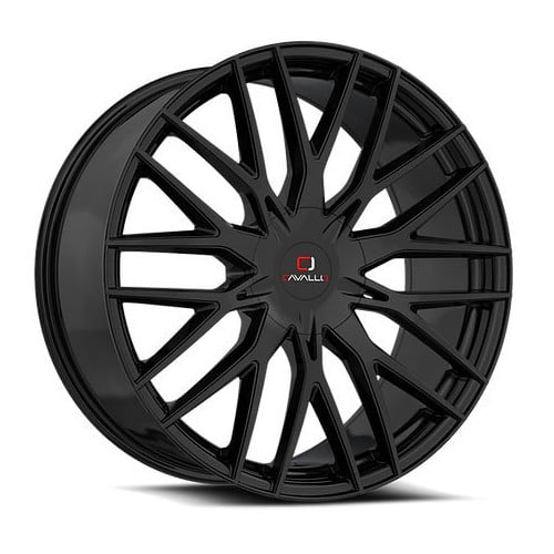 Cavallo CLV-45 22x9.5 5x115/5x120 15 ET 74.1 CB Gloss Black (CLV4522955115120+15GB)