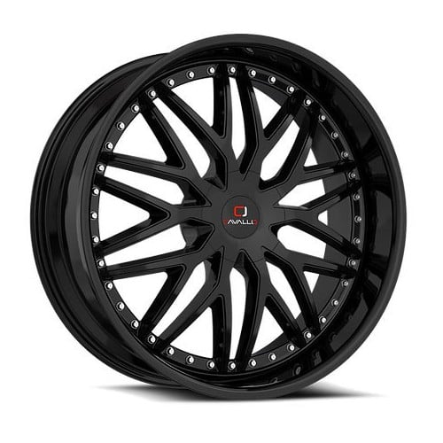 Cavallo CLV-46 18x8 4x100/4x114.3 35 ET 74.1 CB Gloss Black (CLV46188041001143+35GB)