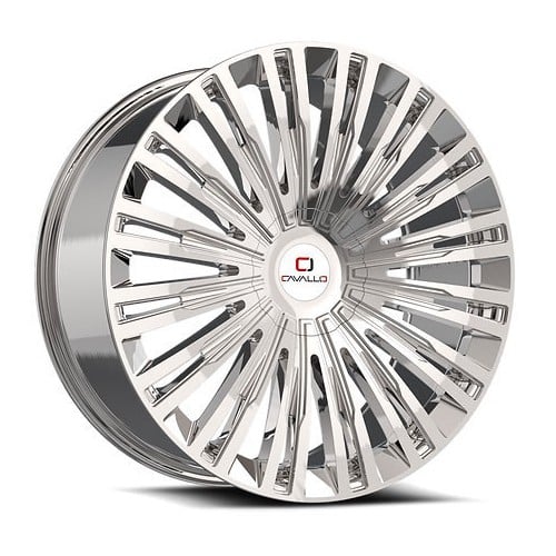 Cavallo CLV-48 24x9 5x115/5x120 34 ET 78.1 CB Chrome (CLV4824905115120+34C)