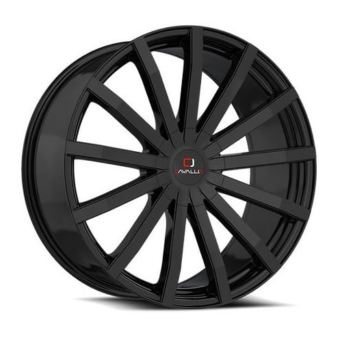 Cavallo CLV52 18x8 5x114.3/5x120 35 ET 74.1 CB Gloss Black (CLV52188051143120+35GB)