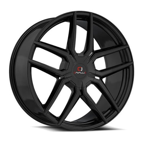 Cavallo CLV-55 20x8.5 5x112/5x114.3 35 ET 74.1 CB Gloss Black (CLV55208551121143+35GB)