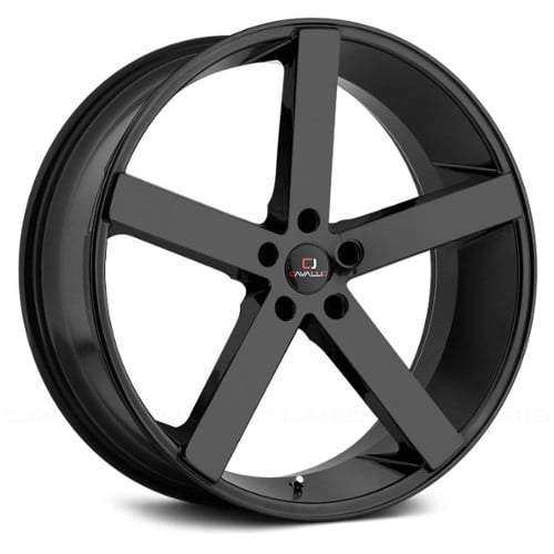 Cavallo CLV-5 18x8 5x112 35 ET 66.6 CB Gloss Black (CLV518805112+35GB)