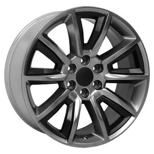 O.E. Revolution C-08 22x9 6x139.7 31 ET 78.1 CB Gunmetal with Black Inserts (C082290655+31G)