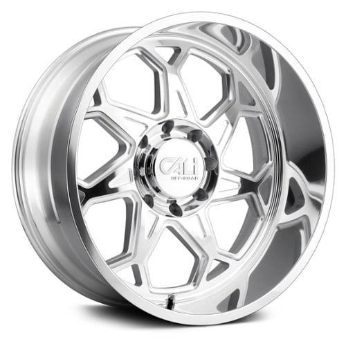 Cali Off-Road Sevenfold 9111 24x12 8x170 -51 ET 130.8 CB Polished (9111-24270P)