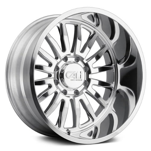 Cali Off-Road Summit 9110 24x14 5x127 -76 ET 71.5 CB Polished/Milled Spokes (9110-24473P)