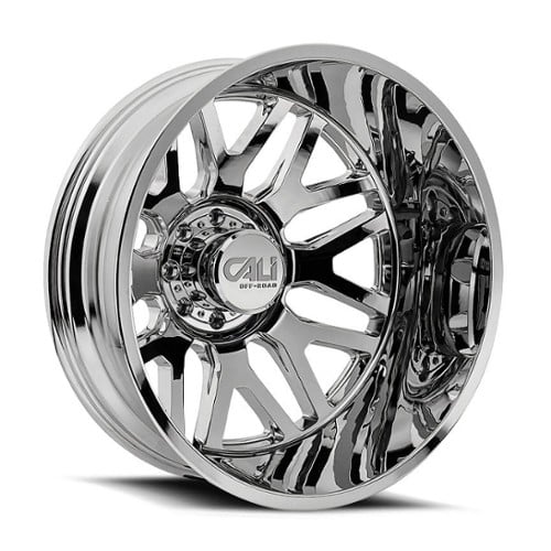 Cali Off-Road Invader Dually Rear 9115D 22x8.25 8x165.1 -192 ET 121.3 CB Chrome (9115D-22881CR192)