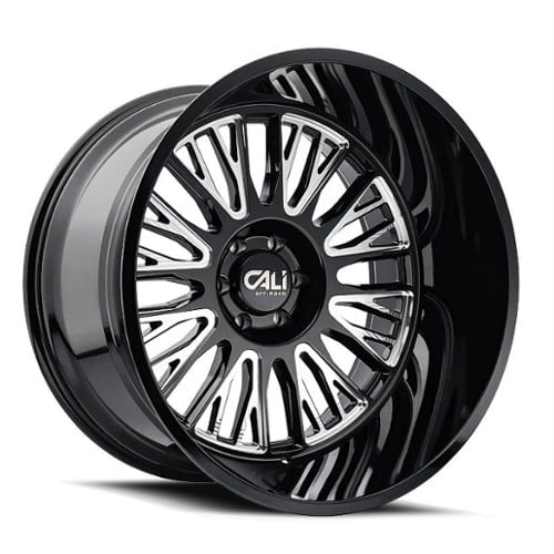 Cali Off-Road 9116 Vertex 24x14 6x135 -76 ET 87.1 CB Black Milled (9116-24436BM)