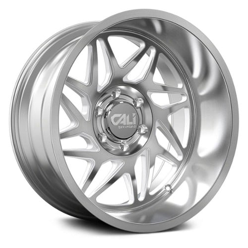 Cali Off-Road Gemini 9112 24x14 8x170 -76 ET 125.2 CB Brushed & Clear Coated (9112-24470BGC)