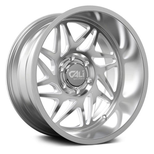 Cali Off-Road Gemini 9112 24x14 8x180 -76 ET 124.1 CB Polished/Milled Spokes (9112-24478P)