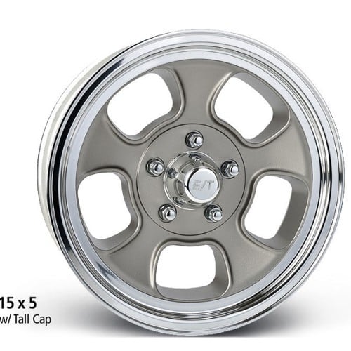 E-T Wheels Gasser 15x4.5 3.125 ET 73 CB Machined (GAS1545C1)