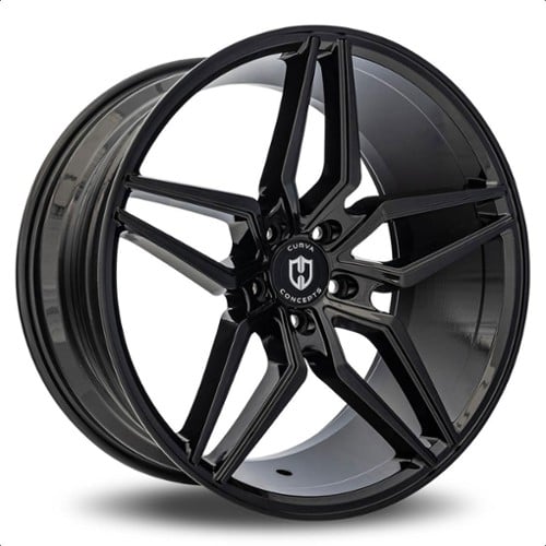 Curva C25 18x9.5 5x120 35 ET 72.56 CB Gloss Black (C25-18951203572BLK)