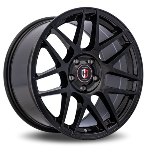 Curva C300 18x8.5 5x108 35 ET 73.1 CB Gloss Black (C300-18851083573BLK)