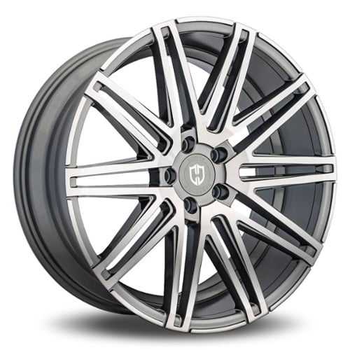 Curva C48 20x10.5 5x114.3 40 ET 73.1 CB Gunmetal with Machined Face (C48-201051144073GMMF)