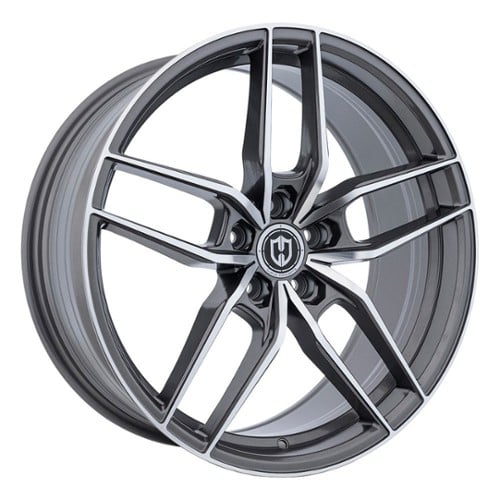 Curva CFF25 18x9.5 5x114.3 35 ET 73.1 CB Gunmetal Machine Face (CFF25-18951143573GMMF)