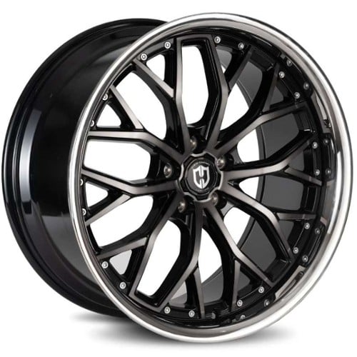 Curva CFF76 20x8.5 5x112 30 ET 66.6 CB Black Machined Tint (CFF76-20851123066TBSL)