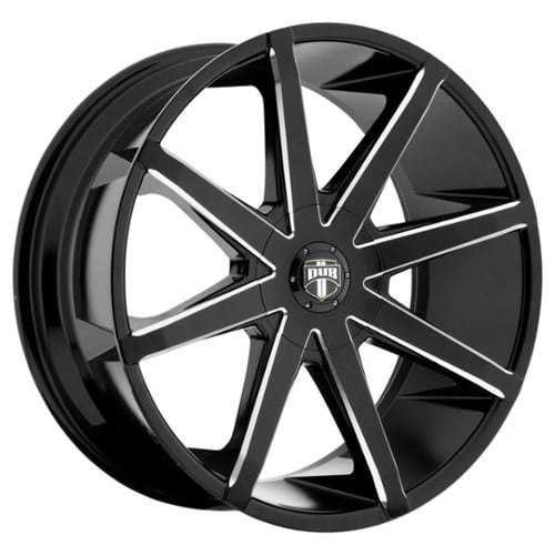 Dub Push (S109) 20x8.5 5x115/5x120.65 10 ET 72.56 CB Gloss Black / Milled (S109208506+10)