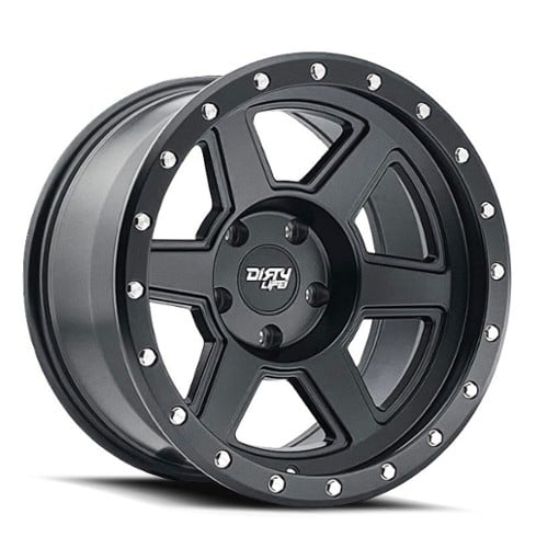 Dirty Life Compound 9315 17x9 5x127 -38 ET 78.1 CB Matte Black (9315-7973MB38)