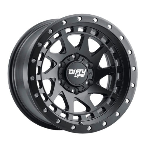 Dirty Life Enigma 9311 17x9 5x127 -38 ET 71.5 CB Matte Black (9311-7973MB38)