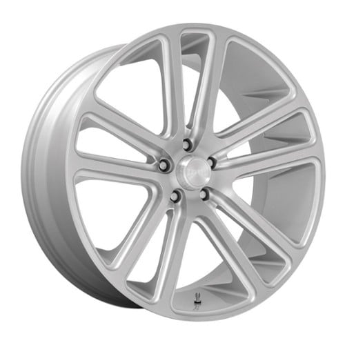 Dub Flex (S257) 26x10 5x127 10 ET 78.1 CB Silver with Brushed Face (S257260073+10)