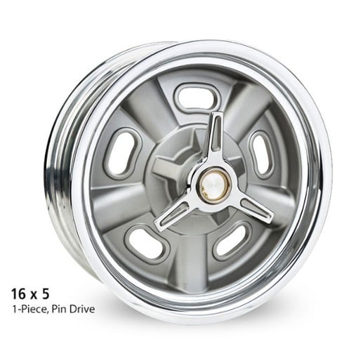 E-T Wheels IndyPin 16x5 -3 ET 73 CB Polished (indy1605C1P)